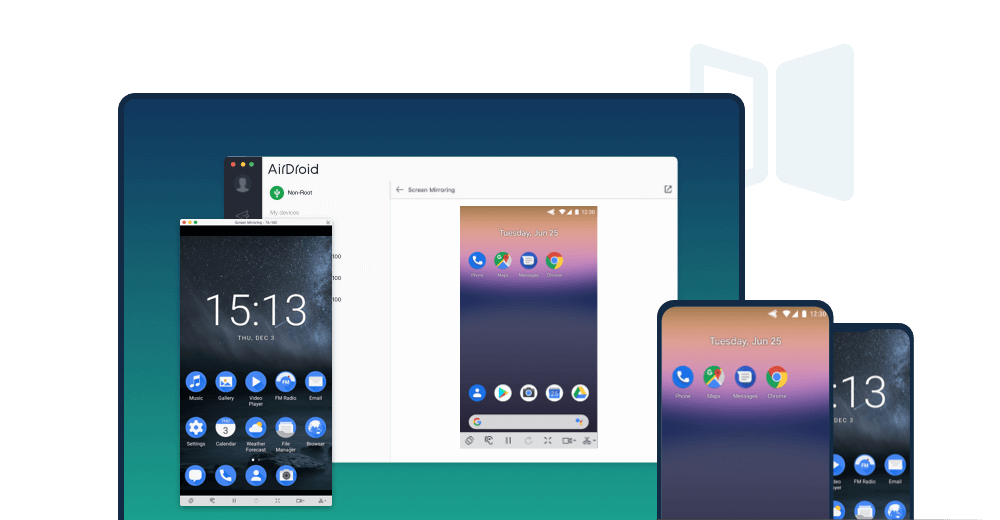 同时镜像多台 Android 设备到同一电脑